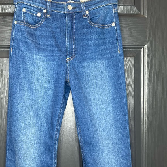 NWT Rag & Bone Nina Jeans High Rise Ankle Flair - Picture 10 of 12